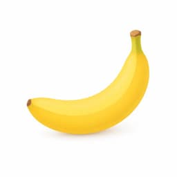 Illustration of a banana, showing the approximate size of the baby at week 20