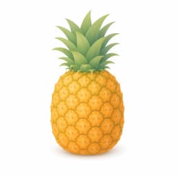Illustration of a pineapple, showing the approximate size of the baby at week 33