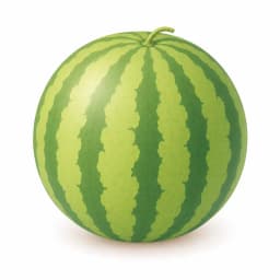Illustration of a large watermelon, showing the approximate size of the baby at week 41